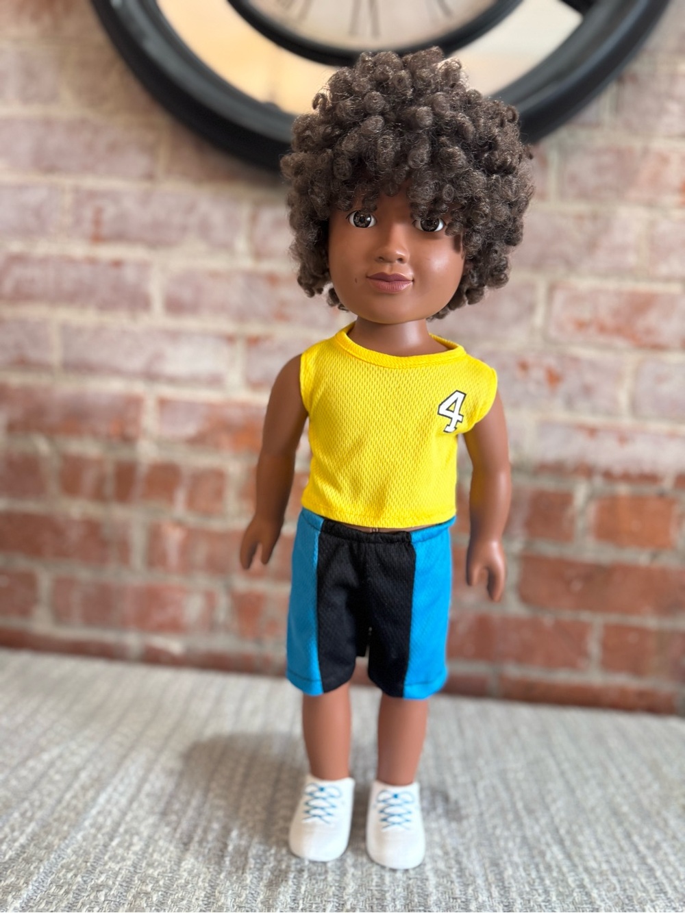 18” African American boy doll